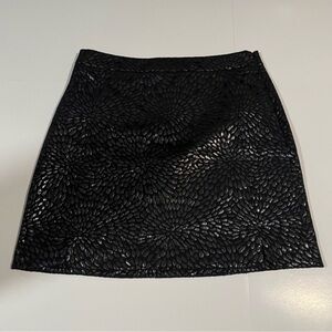 LOFT Black Mini Pencil Skirt